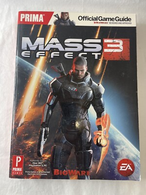 Mass Effect 3 : Prima Official Game Guide EA BioWare Xbox 360, PS3, PC Preowned