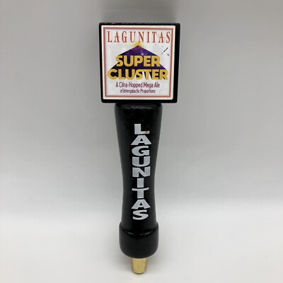 Lagunitas Super Cluster Citra Hopped Mega Ale IPA Draft Beer Tap Handle