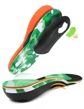 PCSsole Plantar Fasciitis Insoles Men & Women - 220+lbs Heavy Duty Arch Support