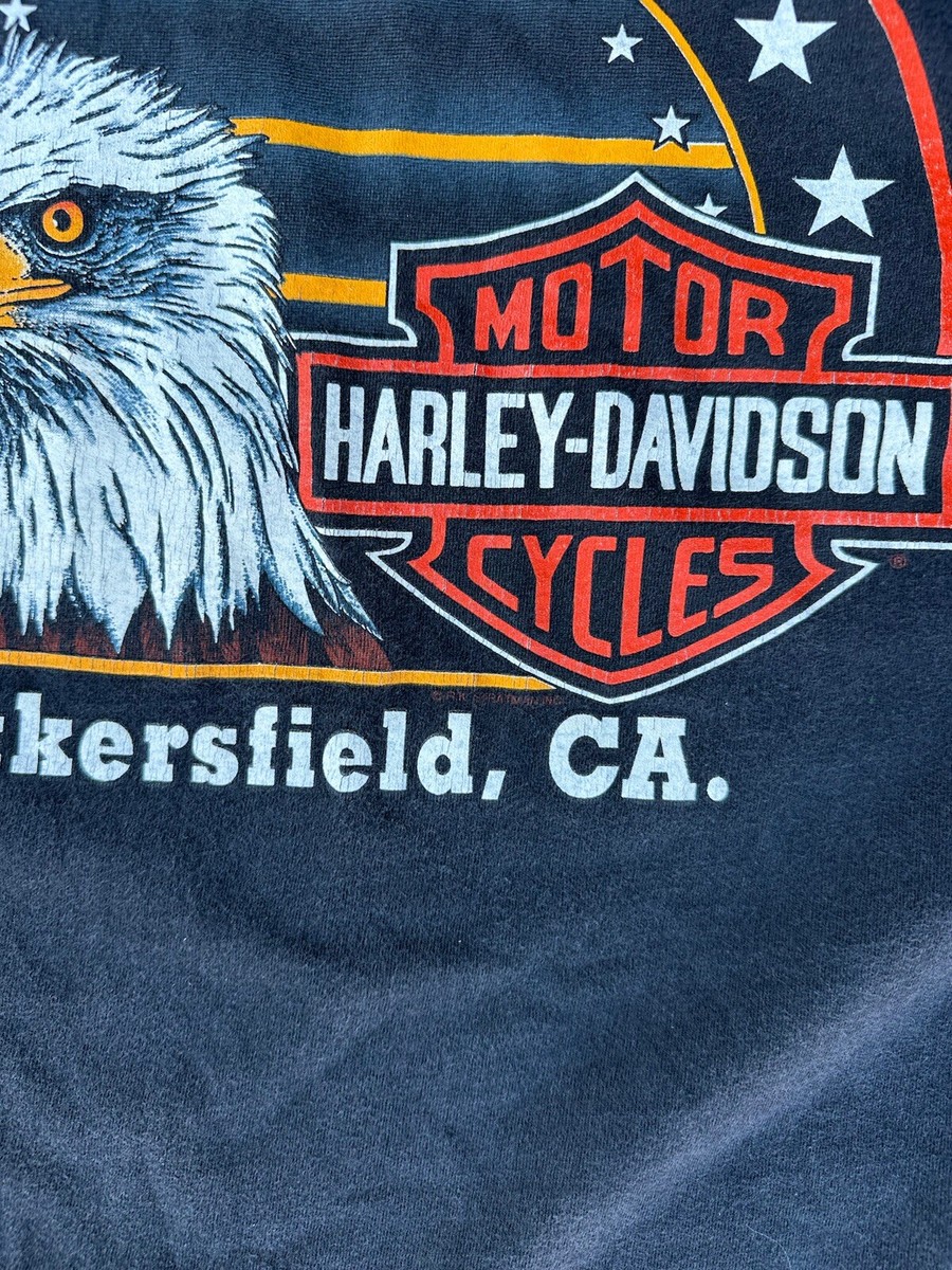 Vintage 1994 Harley Davidson T-Shirt Bakersfield California Men's