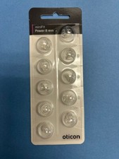 1 Pack Oticon miniFit 8 mm Power Domes For Hearing Aids 10 Domes