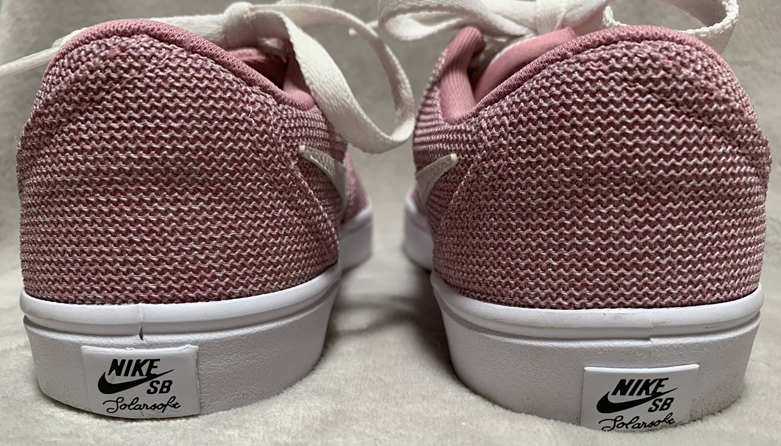 SAOLA Scarpe da ginnastica Nike donna SB Check Solar skateboard atletiche rosa bianco taglia 6