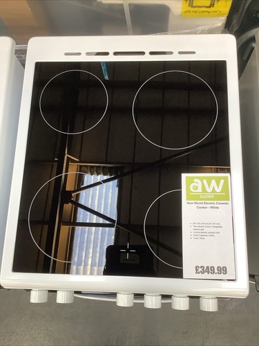 New World NWTOP53DCW 50cm Double Oven Electric Cooker - Free Local Delivery - Picture 2 of 2