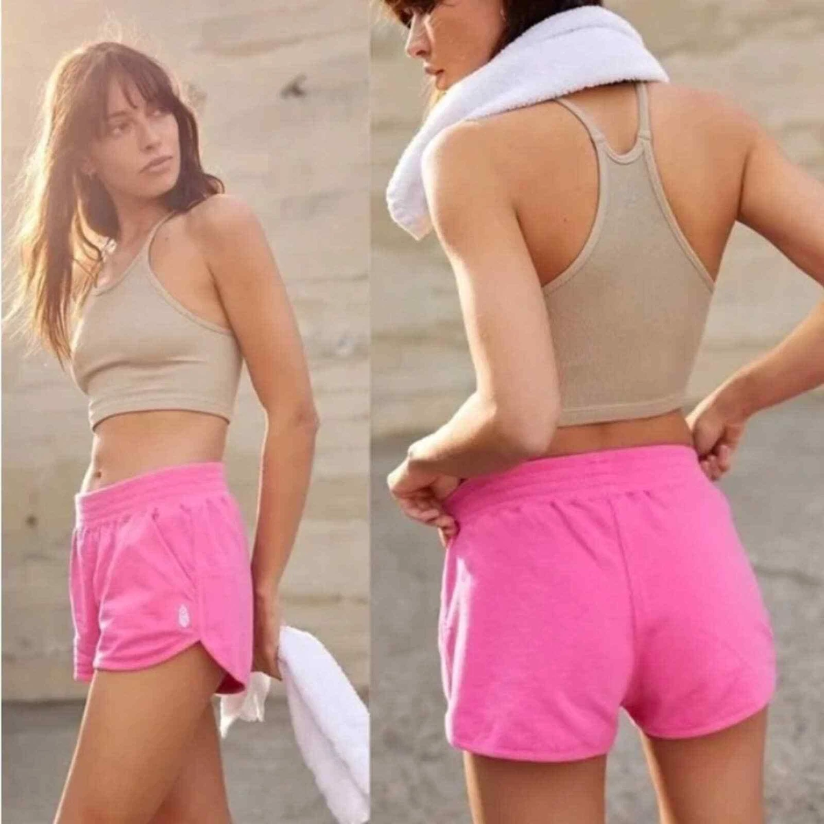 Free people hotsell pink shorts