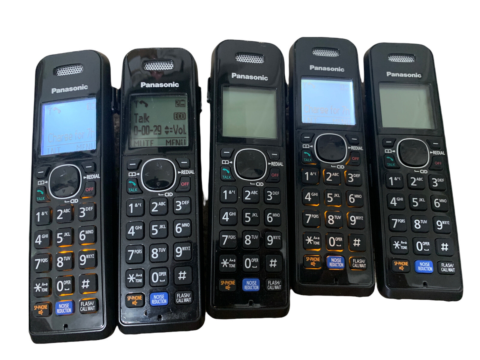 Panasonic KXTG6841 (5) Phones Expandable Digital Cordless Phone