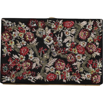 DOLCE & GABBANA Tasche Mehrfarbig Blumen Goldrahmen Clutch Abendtasche 7000usd