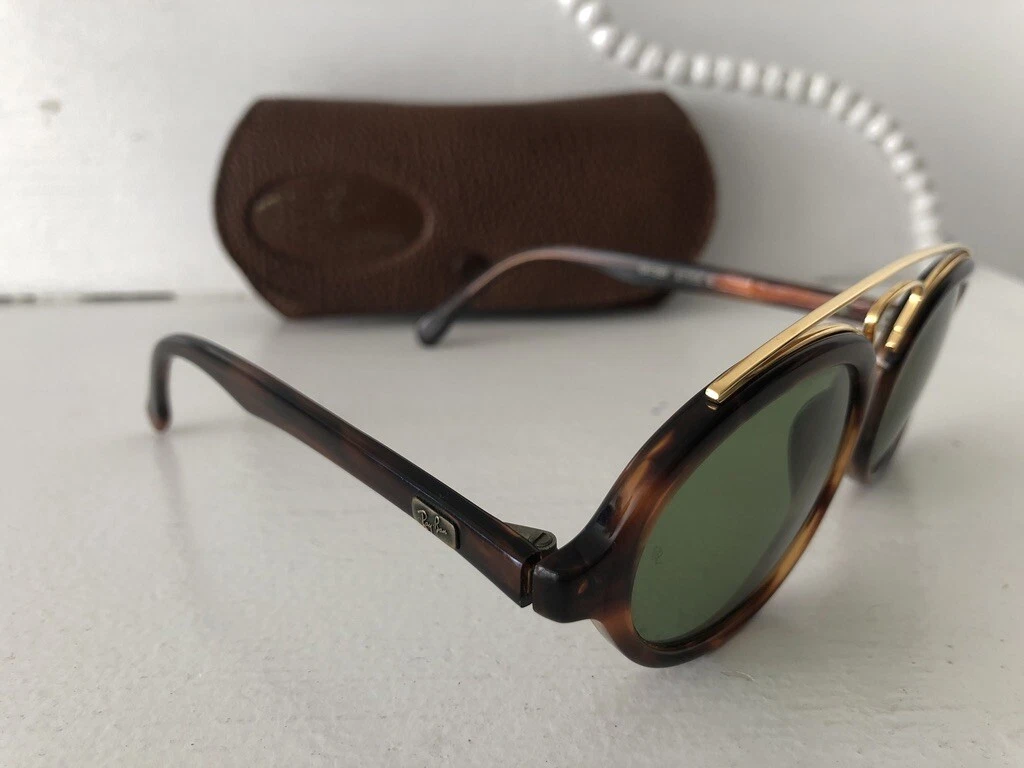 EXC VTG W0941 RB 3 W0941 GATSBY STYLE 6 TORTOISE GOLD B L RAY BAN USA SUNGLASSES