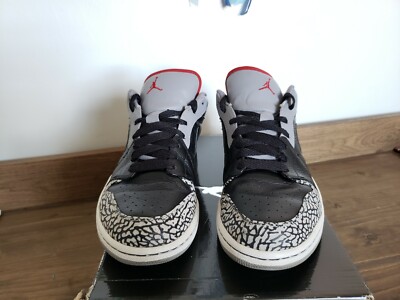 air jordan 1 low black cement