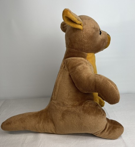Mama Kangaroo and Baby Joey 12" Plush Recordable Message, Works Great! - Picture 8 of 15