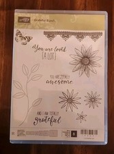 Stampin' Up GRATEFUL BUNCH Floral Flowers Butterfly 140691