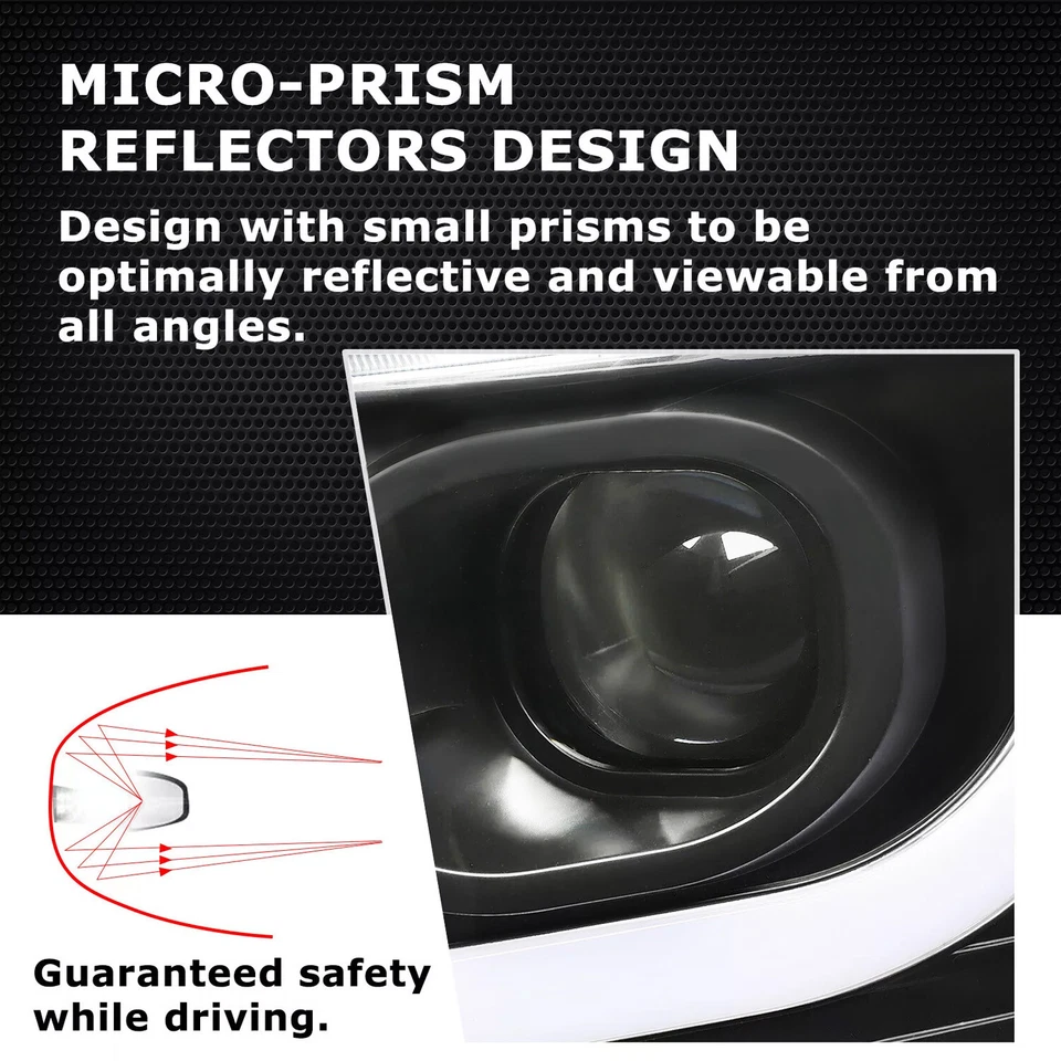 Projector Headlights LED DRL For Chevy Silverado 1500 2500HD 3500 HD 2007-2013 - Image 3 of 4