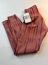 Nike Women's One High-Waisted 7/8 Printed Leggings Pink FZ7272-634 Size XS NWT