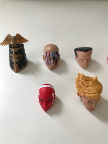 Marvel Legends 6in Avengers Head Lot for Custom Figures Fodder Hasbro BIN - Picture 3 of 4