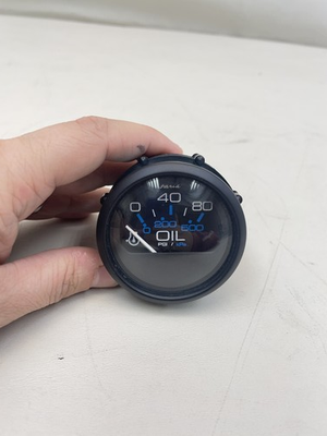 #ad FARIA GP9639A CHESAPEAKE BLACK SERIES 2quot; OIL PRESSURE GAUGE MARINE BOAT $27.96