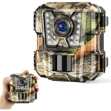 1080P HD Mini Trail Camera - Waterproof & Motion Activated for Wildlife Scouting