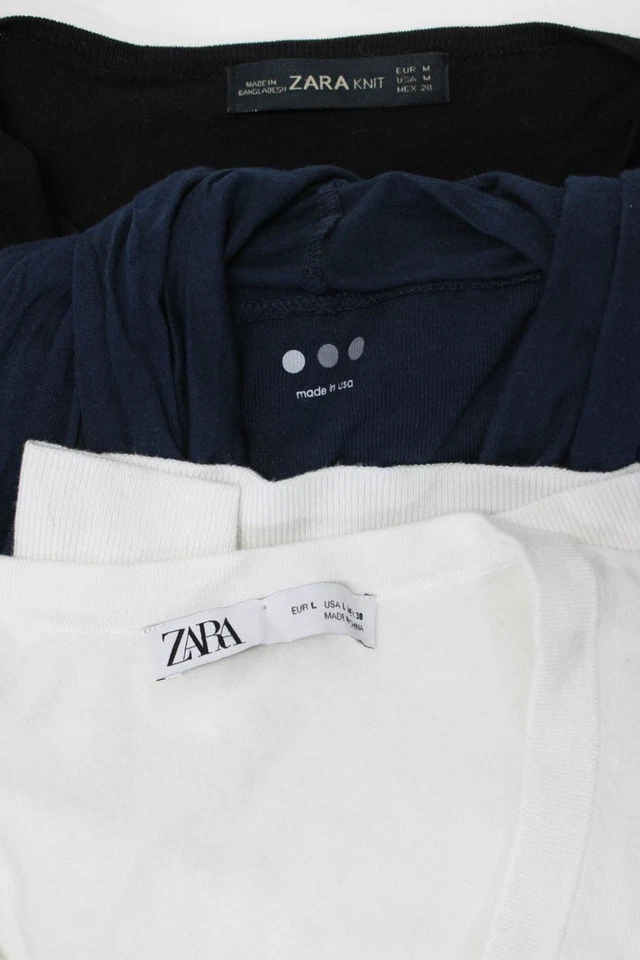 Cárdigan tejido Three Dots Zara para mujer suéter talla pequeña mediana grande lote 3 Foto 3 de 4