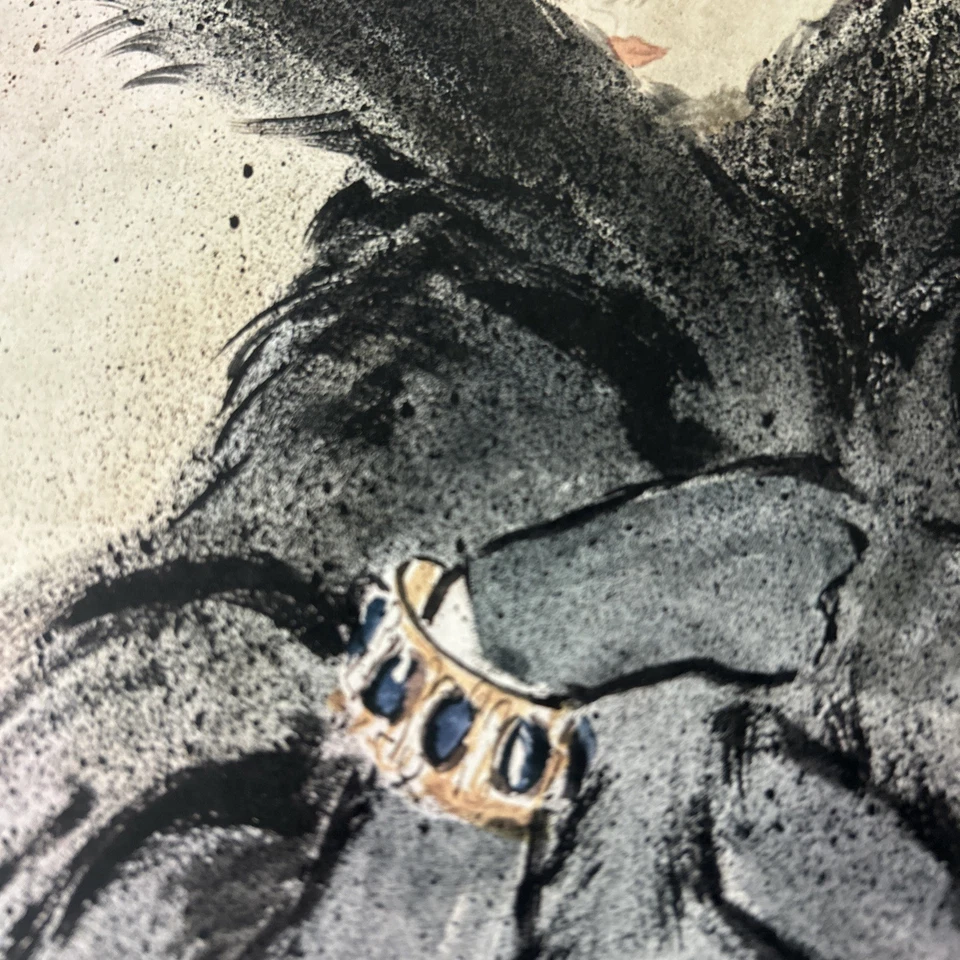 Sept 1937 Vintage Original VOGUE Magazine Cover Only  For Framing Cannon Percal - Image 3 of 4