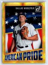2018 Donruss American Pride Gold #AP8 Dallas Woolfolk USA /99