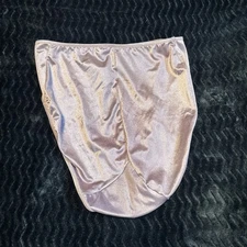 NWT VINTAGE WARNERS SECOND SKIN SATIN M BRIEF GUSSET HI CUT Y2K 90s