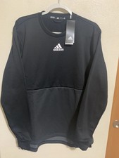 ADIDAS MEN'S TEAM ISSUE CREW SWEATSHIRT - BLACK TOP HALF/GRAY BOTTOM HALF - XL