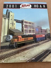 2001  ATLAS MODEL RAILROAD CATALOG, HO & N TRAINS