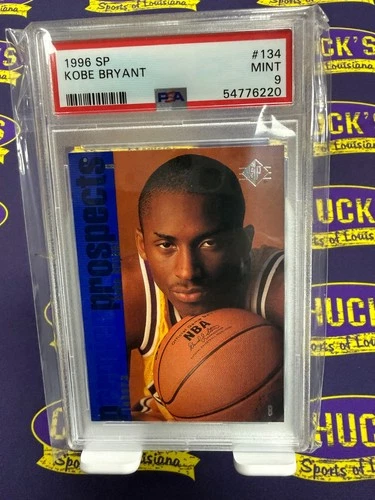 1996-97 SP Kobe Bryant #134 RC ROOKIE PSA 9 MINT UPPER DECK LA LAKERS