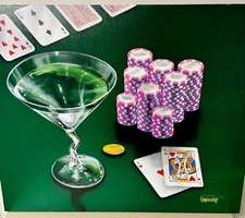 Michael Godard Giclee on Canvas Big Slick 50/50 Artist Proof Embellished SEE DES