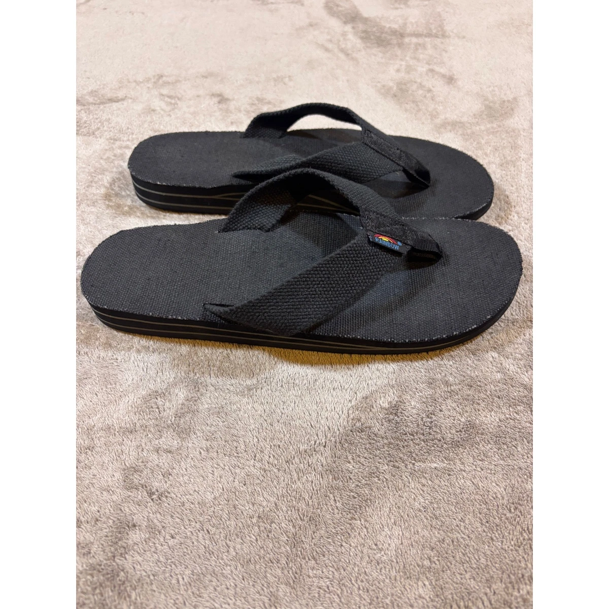 Rainbow Black Sandals for Women for sale | eBay