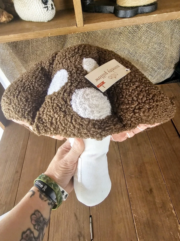 Гриб грибы поганка мягкая подушка модный богемное природы декор - Изображение 3 из 4