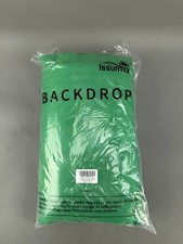 ISSUNTEX 10X24 ft Green Background Muslin Backdrop