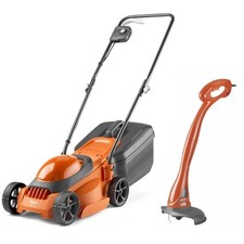 Flymo SimpliMow 300 Rotary Lawn Mower & Mini Trim Grass Trimmer Kit 970502932