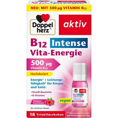 DOPPELHERZ B12 Intense Vita-Energie Trinkfl. 18 St  PZN17215414