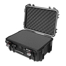 Waterproof Hard Shell Case with DIY Customizable Foam Insert 19 x 14 x 8in Black
