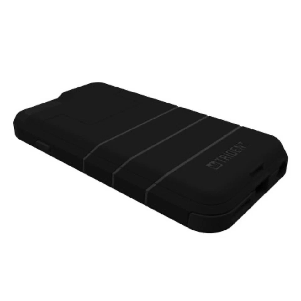 Funda resistente tipo billetera Trident Aegis para Apple iPhone SE/8/7/6 - negra Foto 3 de 4