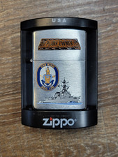 USA USS Kidd DDG 100 Plank Owner Zippo Lighter NEW w/case