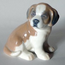Cucciolo di San Bernardo-Ed. limitata 1993- figurina Bing & Grondahl