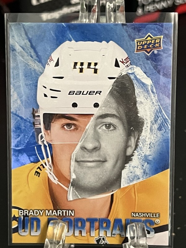 BRADY MARTIN         2025-26 Upper Deck Series 2       P41       UD PORTRAITS