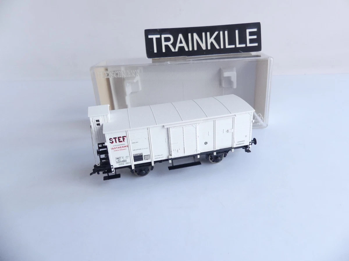 Wagon-citerne Fleischmann HO 5430 FB - Essieux, Shell SNCF, Occasion