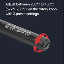 2-Cordless Soldering Iron Kit Portable Wood Burning Kit