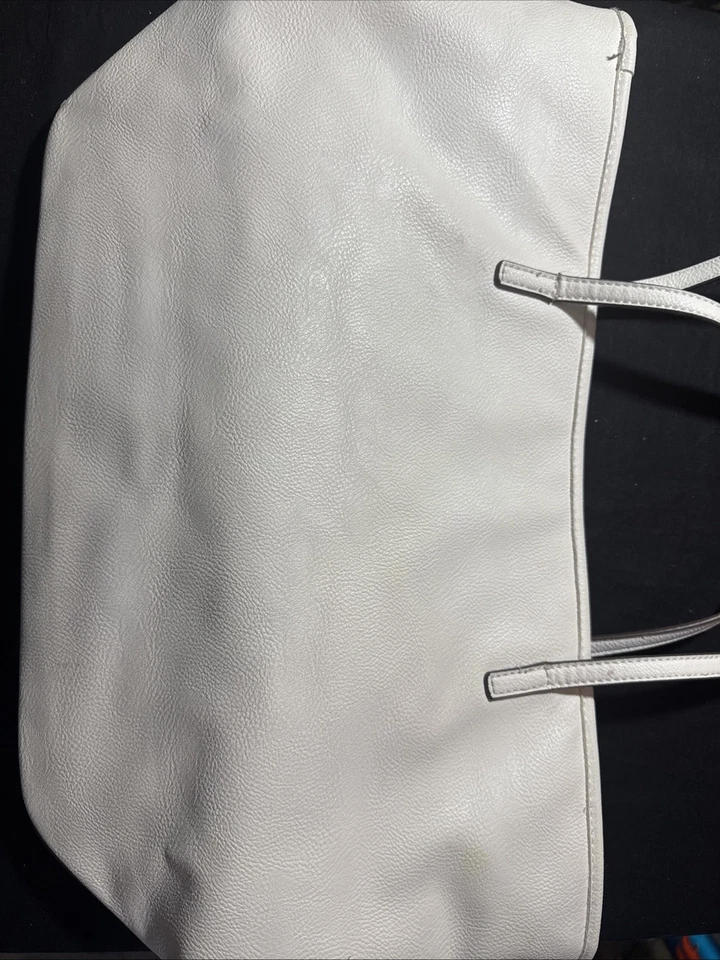 Nine West Women's Large Tote Handbag White - Image 4 of 4