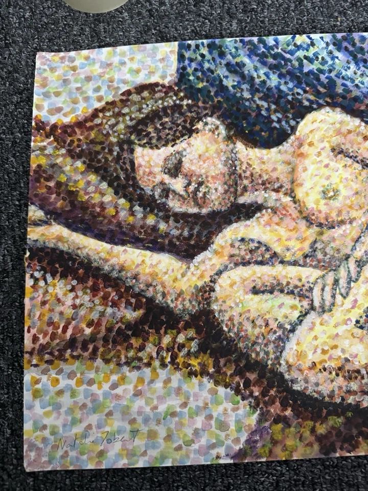 Natalie Tobert - Reclining Nude - Gouache On Paper - Signed In Pencil - Unframed - Image 4 of 4