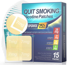 Nicotine Patches Step 1 , 21Mg Upgraded to 28Mg, It Can De Divided into Four Pie