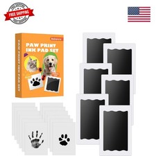 Inkless Paw Print Kit for Dogs Cat, Mess-Free Pet Paw Nose Print