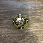 Limited Edition  Harley- Davidson 1942 Poker Chip Military Green WW2