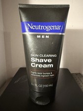Neutrogena Men Skin Clearing Shave Cream Fights Razor Bumps 5.1 oz Discontinued