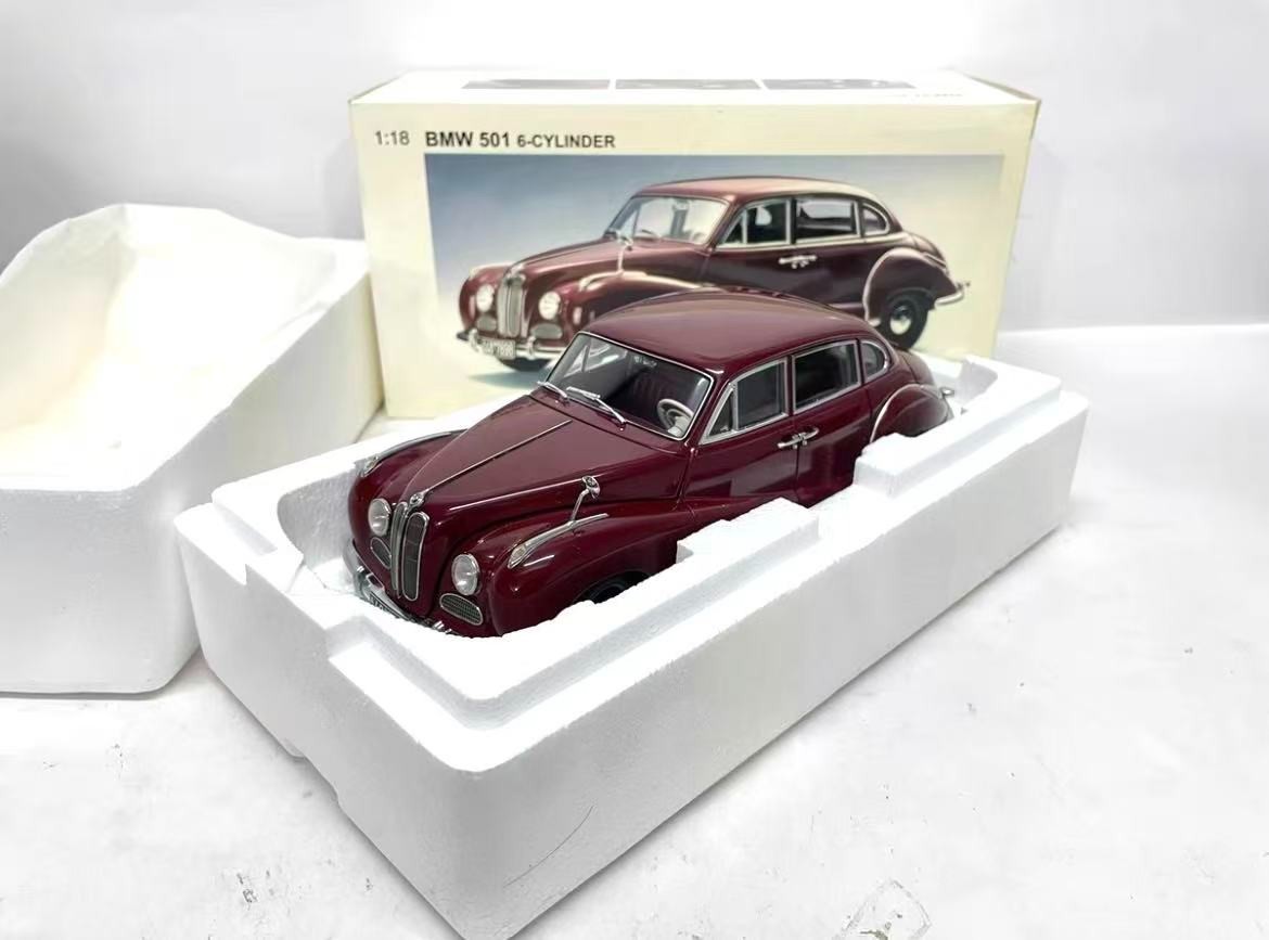 SUPER RARE* Autoart 1/18 BMW 501 6-Cylinder Limousine Luxus Red | eBay