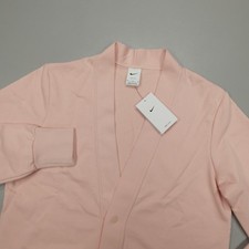 Nike Golf Cardigan Standard Issue Men's Size M FB5464-800 Pink