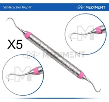 New Mediment X5 Periodontal Double Ended Dental Towner Sickle Scalers H6/H7