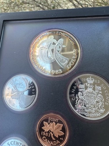 1983 Canada Double Dollar Proof Set – Royal Canadian Mint – Silver $1 – OGP
