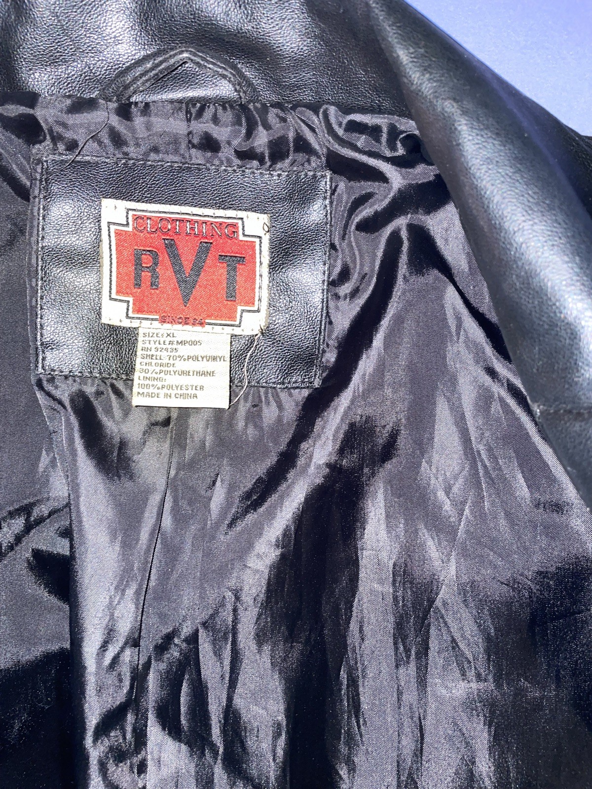 RVT Black Jacket with Buttoned Flap Pockets It fe… - image 5